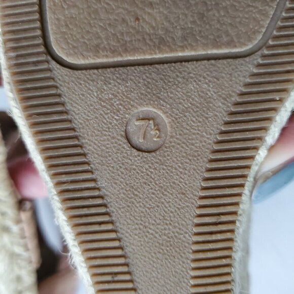 Steven By Steve Madden Espadrille Wedge Tan Color Sandal 7.5 - Picture 6 of 15